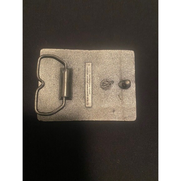 Bergamot Brass Works 1976 Olympic Games Belt Buckle USA Vintage Rectangle Solid - Picture 4 of 7